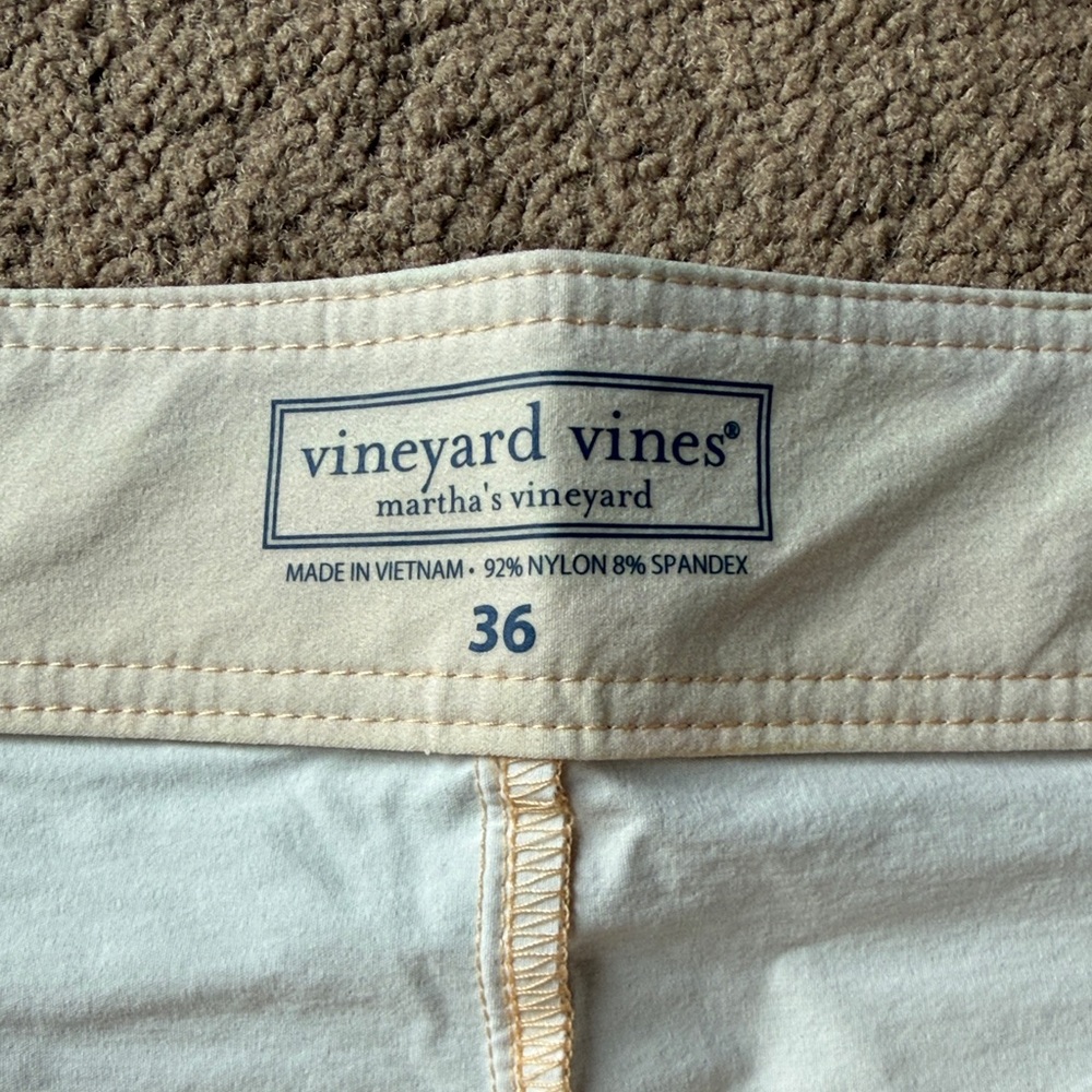 Vineyard Vines x Jeep Coral Drawstring Pastel Sunset Swim Shorts - Picture 7 of 9